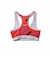 220-086021　W BRUSH STROKES SPORTS BRA　RED　618655-0002