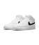 MDN3577　COURT VISION MID NN　101WHITE/BLACK　623586-0004