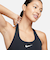 DX6822　W SWSH MED SPT BRA　010BLACK/WHITE　668330-0001