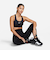 DX6822　W SWSH MED SPT BRA　010BLACK/WHITE　668330-0001