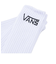 VN000XSEWHT　CLASSIC CREW (9.5-13, 3PK) FQ　WHITE　545577-0001