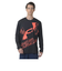 1381357　M UA TECH XL LOGO LS　002BLK/BLK　668905-0001