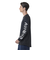 1381786　M CURRY TECH LOGO LS T-SHIRTS　001BLK/WHT　668906-0001