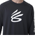 1381786　M CURRY TECH LOGO LS T-SHIRTS　001BLK/WHT　668906-0001