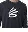 1381786　M CURRY TECH LOGO LS T-SHIRTS　001BLK/WHT　668906-0001