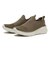 W1032　PL KNIT SLIP ON　TAUPE　658390-0002