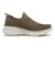 W1032　PL KNIT SLIP ON　TAUPE　658390-0002