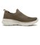 W1032　PL KNIT SLIP ON　TAUPE　658390-0002