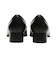 W5037　HEEL LOAFER 3.5　BLACK　664204-0001