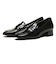 W5037　HEEL LOAFER 3.5　E/BLACK　664204-0002