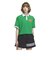 IU4767　W VARCT POLO SS(COLLEGE)　GREEN　666168-0001