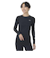 1358604　W HEATGEAR COMPRESSION CREW　001BLACK　651849-0001