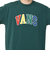 123K1010601　M COLOR VANS PATCH SS TEE　GREEN　665906-0002