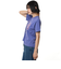 123K3010200　W College SHORT S TEE　PURPLE　665911-0002