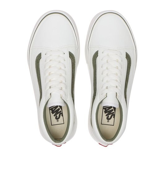 V36CF 3SOLE OLD SKOOL 3SOLE WHITE/GREEN 632276-0006