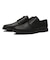 C38472　MIDLAND LUG PLAIN TOE OXFORD　*BLACK/BLACK　671528-0001