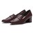 JE80214　HEEL LOAFER 5　BURGUNDY　670055-0002