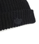 IL8441　U SHORT BEANIE　BLACK　666017-0001