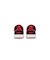 KDV5458　12-16 COURT BOROUGH LOW (TD)　600UNVRED/BLK　667681-0004