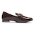JE-2042　STONE BELT LOAFER2　E/BROWN　672779-0002