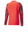 658246　M IF WC 1/4 ZIP TOP　48F.CORAL/BLK　633399-0001