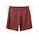 223-014002　SHORT WIDE PANTS　BURGUNDY　676146-0001