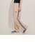 124R3140900　W Checker PANTS　BEIGE　673590-0002