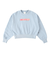124R3040100　W Snow Logo Embroidery C SWT　BLUE　673587-0002