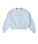 124R3040100　W Snow Logo Embroidery C SWT　BLUE　673587-0002