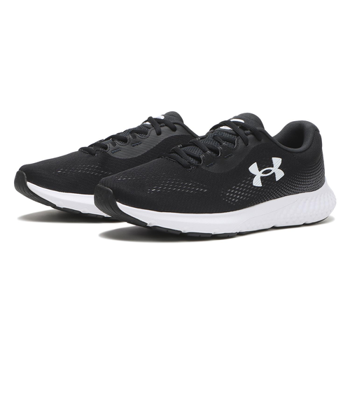 3027004 M UA CHARGED ROGUE 4 EX WIDE 001BLK/WHT/WHT 676700