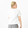 124R3011100　W Didot Logo TEE　OFF　673595-0001