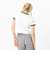 124R3011200　W VANS Logo Ringer TEE　GREEN　673596-0001