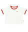 124R3011200　W VANS Logo Ringer TEE　RED　673596-0003