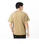 124R1011100　M COLLEGE LOGO SSTEE　TAN　673704-0004