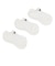 124R1211500　NO SHOW 3Pack SOCKS　WHITE　673317-0001