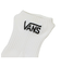 124R1211500　NO SHOW 3Pack SOCKS　WHITE　673317-0001