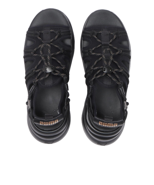 399022 CILIA WEDGE SANDAL *03BLACK 675973-0003｜エービーシー