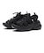 399022　CILIA WEDGE SANDAL　*03BLACK　675973-0003