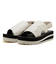 37303020　19-24 KID'S PLTS ST SANDAL　WHITE　675207-0001