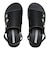 37303021　19-24 KID'S PLTS ST SANDAL　BLACK　675208-0001