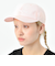 124R1163400　TRAD LETTERED CAP　PINK　673281-0002