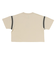 124R3011300　W Cropped RIB TEE　BEIGE　673598-0002