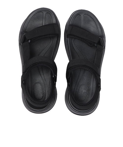 S0027 DRY STRAP SANDAL BLACK/BLACK 673869-0001｜エービーシー