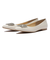 JE-MS101　FLAT BIJOU PUMPS　IVORY　681342-0002