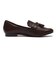 JE-203　FLAT TASSEL LOAFERS　DK.BROWN　681343-0002