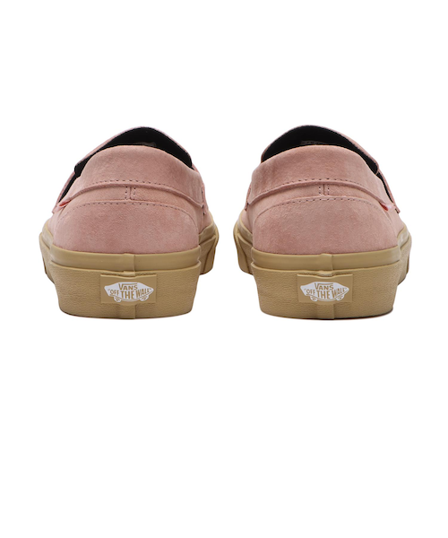 【極美品】VANS タッセル ローファー ピンク スエード ガム 23.5 ① バンズ タッセルローファー タッセル予備付き ピンク 25.0 未