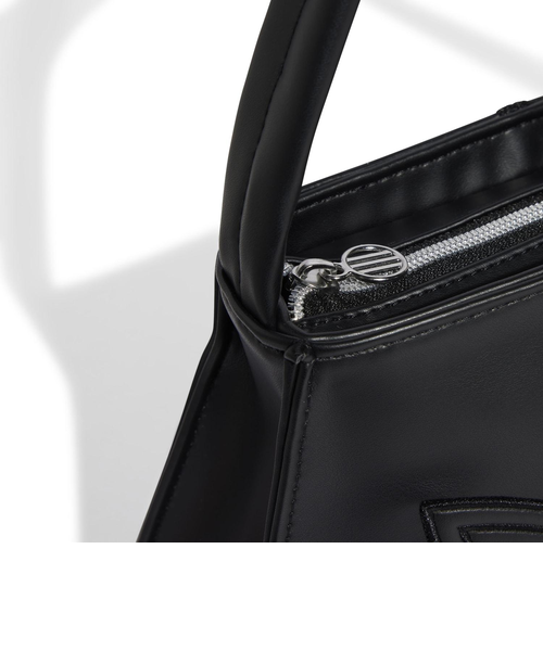 999 PG8 ライダースショルダーバッグボディバッグ　カーフ　ブラック IY4057 W PU SHOULDERBAG BLACK 682978-0001｜エービーシー