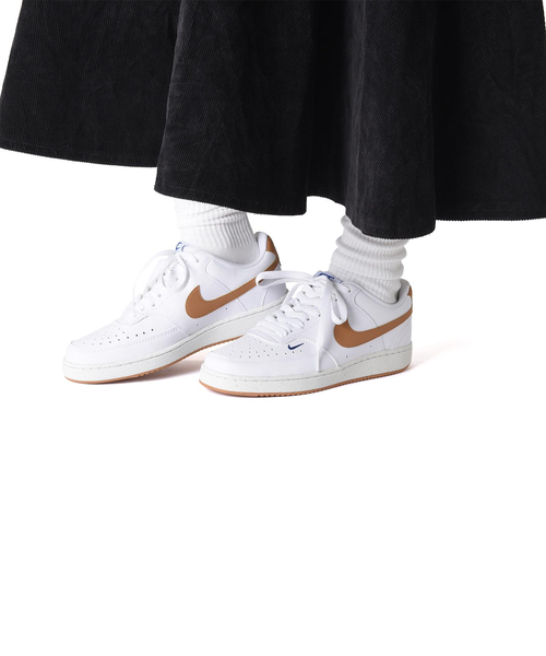 ◆NIKE◆ナイキ W COURT VISION LO NN WFV9952 102WHITE/FLAX Nike Court Vision Next Nature Low White Flax W - FV9952-102