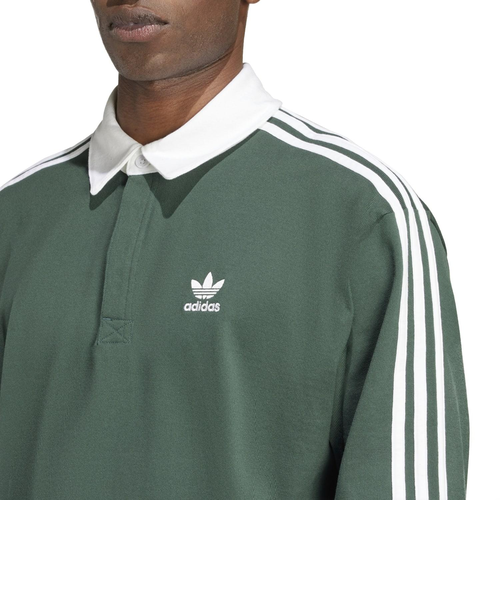 IZ2468 U RUGBY POLO LS MINERALGREEN 682642-0001｜エービーシー
