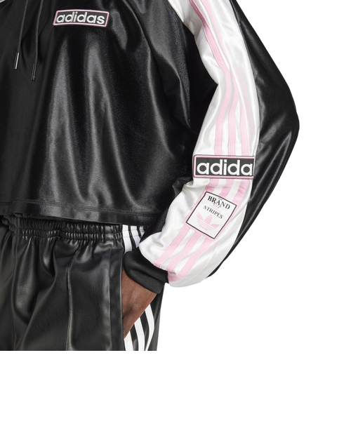 IW5593 W ADIBREAK CROP HOODIE *BLACK 682446-0001